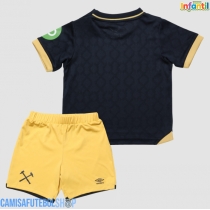 Camisa de time de futebol West Ham United Replicas 3º Equipamento Infantil 2025-26 Manga Curta (+ Calças curtas)